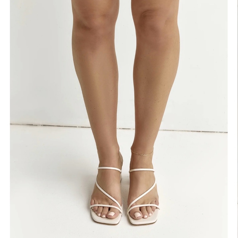 Billini Cream Strappy Sandals